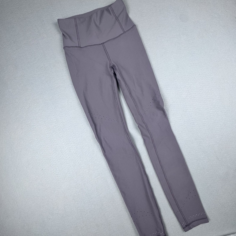 Lululemon In Focus Run Sense Leggings Women 4 Purple 28" Stretch Athletic Yoga